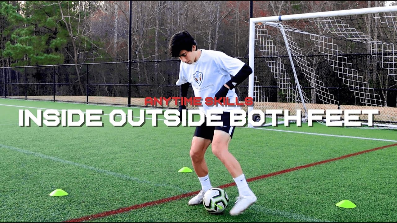 Anytime Soccer Training Skill: Inside & Outside Foot